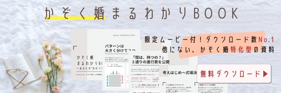 コロナの影響で結婚式を家族だけの家族婚に変える時のポイント3つ